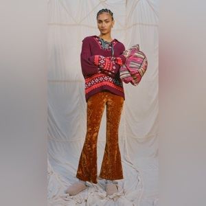 Kimchi Blue Penny Velour Flare